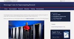 Desktop Screenshot of mcsr.olemiss.edu