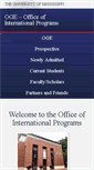 Mobile Screenshot of international.olemiss.edu