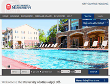 Tablet Screenshot of offcampus.housing.olemiss.edu