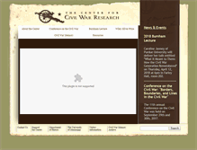 Tablet Screenshot of civilwarcenter.olemiss.edu