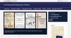 Desktop Screenshot of history.olemiss.edu