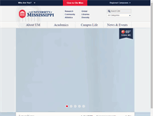 Tablet Screenshot of blogs.olemiss.edu