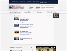 Tablet Screenshot of engineering.olemiss.edu