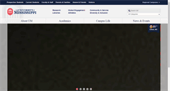 Desktop Screenshot of mascot.olemiss.edu