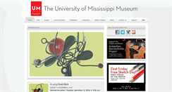 Desktop Screenshot of museum.olemiss.edu