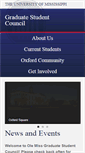 Mobile Screenshot of gsc.olemiss.edu