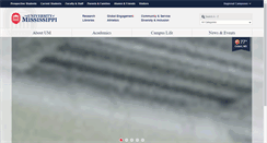 Desktop Screenshot of olemiss.edu